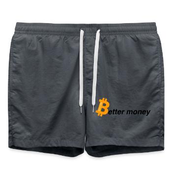 Better money - Badeshorts - Anthrazit - Vorne - AI Model Male 185 light (185cm)