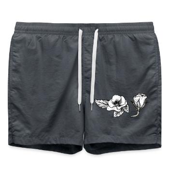 Pensée - Short de bain - charbon - Devant - AI Model Male 185 light (185cm)