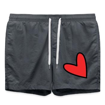 RETIREMENT. COLLEAGUE. RETIREMENT. RETIRED. RETIREMENT. - Swim Trunks - anthracite - Front - AI Model Male 185 light (185cm)