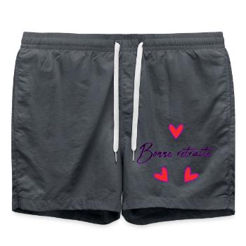 RETIREMENT. RETIREMENT. RETIRED. RETIREMENT - Swim Trunks - anthracite - Front - AI Model Male 185 light (185cm)