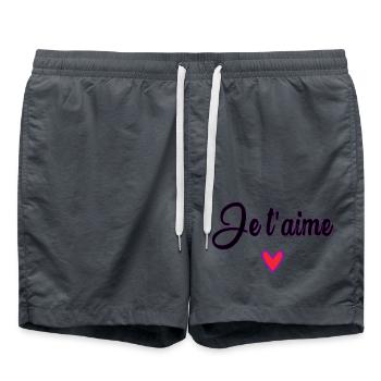 MUTTERTAG. SCHÖNEN MUTTERTAG. MAMA - Badeshorts - Anthrazit - Vorne - AI Model Male 185 light (185cm)