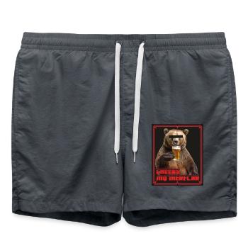 Cheers Motherfckr - Badeshorts - Anthrazit - Vorne - AI Model Male 185 light (185cm)