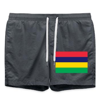 Mauritius - Badeshorts - Anthrazit - Vorne - AI Model Male 185 light (185cm)