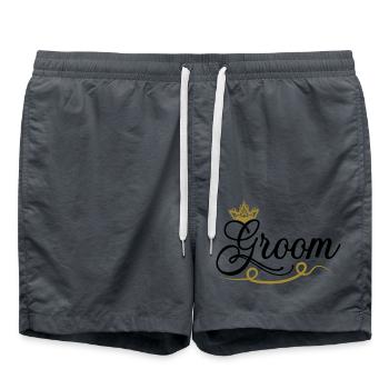 Hotelpage - Badeshorts - Anthrazit - Vorne - AI Model Male 185 light (185cm)