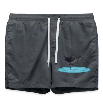 Wasserralle - Badeshorts - Anthrazit - Vorne - AI Model Male 185 light (185cm)