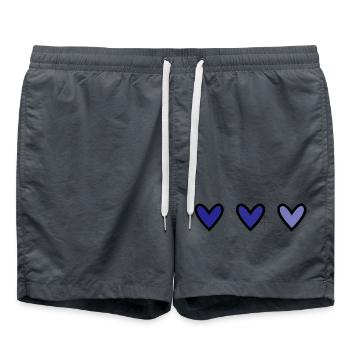 PAAR. GERADE VERHEIRATET. Junggesellinnenabschied. HEILIGER VALENTINSTAG. MARIES - Badeshorts - Anthrazit - Vorne - AI Model Male 185 light (185cm)