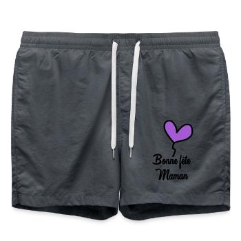 SCHÖNEN MUTTERTAG. MAMA. MUTTERTAG - Badeshorts - Anthrazit - Vorne - AI Model Male 185 light (185cm)
