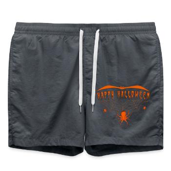 Halloween Happy Halloween - Badeshorts - Anthrazit - Vorne - AI Model Male 185 light (185cm)