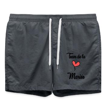 BRAUT-TEAM - Badeshorts - Anthrazit - Vorne - AI Model Male 185 light (185cm)