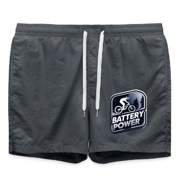 Battery Power - Badeshorts - Anthrazit - Vorne - AI Model Male 185 light (185cm)