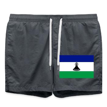 Lesotho - Badeshorts - Anthrazit - Vorne - AI Model Male 185 light (185cm)