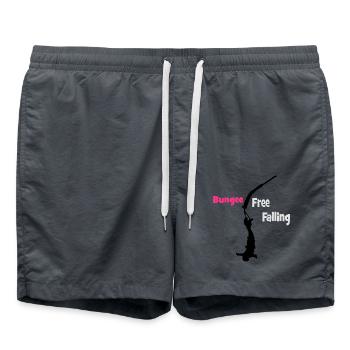 Bungee Fall - Badeshorts - Anthrazit - Vorne - AI Model Male 185 light (185cm)