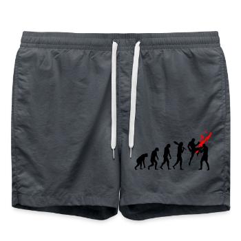 evolution kickboxer - Badeshorts - Anthrazit - Vorne - AI Model Male 185 light (185cm)