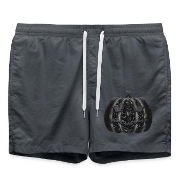 Halloween unter den Sternen | annie. - Badeshorts - Anthrazit - Vorne - AI Model Male 185 light (185cm)