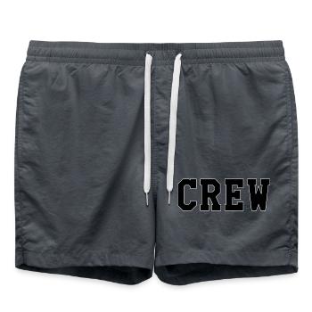 Crew - Badeshorts - Anthrazit - Vorne - AI Model Male 185 light (185cm)