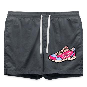 NEUJAHRESVORSÄTZE 2027 - Badeshorts - Anthrazit - Vorne - AI Model Male 185 light (185cm)