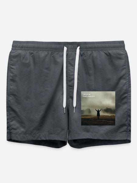 Ich atme. Das reicht. - Badeshorts - Anthrazit