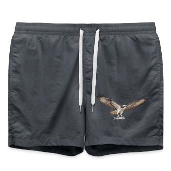 Fischadler - Badeshorts - Anthrazit - Vorne - AI Model Male 185 light (185cm)