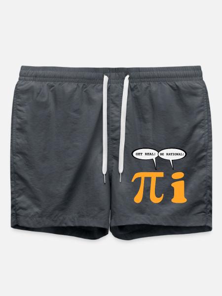 Sei realistisch Sei rational - Badeshorts - Anthrazit