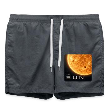The-Sun-30cm - Badeshorts - Anthrazit - Vorne - AI Model Male 185 light (185cm)