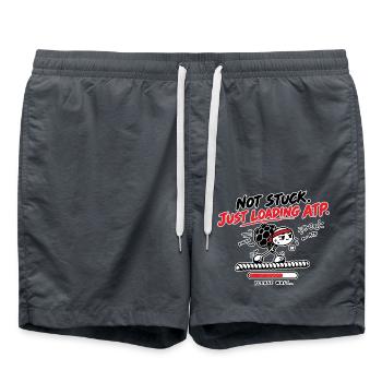 NICHT FESTGEFAHREN. LADE GERADE ATP. BITTE WARTEN... - Badeshorts - Anthrazit - Vorne - AI Model Male 185 light (185cm)