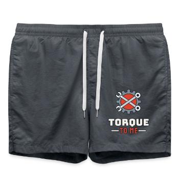 Torque to Me - Badeshorts - Anthrazit - Vorne - AI Model Male 185 light (185cm)