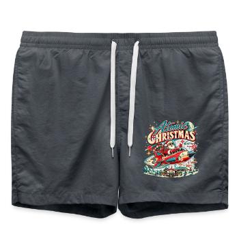 Atomic Christmas NRH Santa Rocket - Badeshorts - Anthrazit - Vorne - AI Model Male 185 light (185cm)