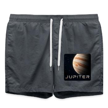 Jupiter-30cm - Badeshorts - Anthrazit - Vorne - AI Model Male 185 light (185cm)