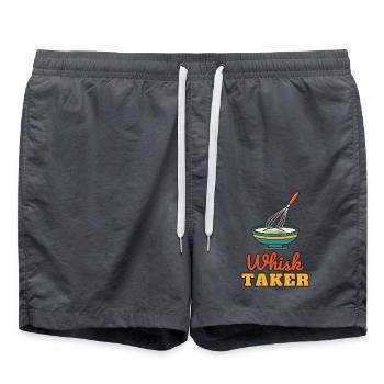 Schneebesen Taker - Badeshorts - Anthrazit - Vorne - AI Model Male 185 light (185cm)