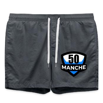 50-Sleeve - Badeshorts - Anthrazit - Vorne - AI Model Male 185 light (185cm)