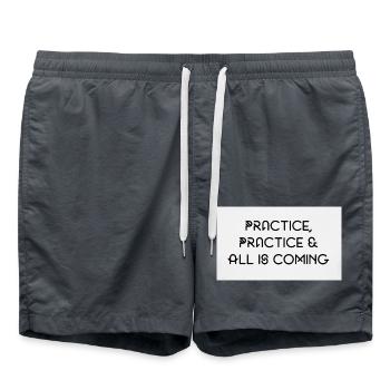 Praxis  - Badeshorts - Anthrazit - Vorne - AI Model Male 185 light (185cm)