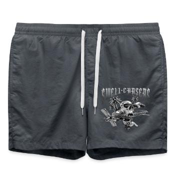 Schädel Kitesurfen swell Chasers - Badeshorts - Anthrazit - Vorne - AI Model Male 185 light (185cm)
