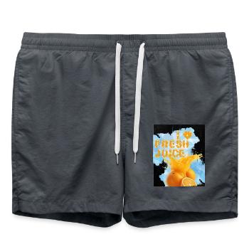 Fresh_juice_-4500_x_5400_px- - Badeshorts - Anthrazit - Vorne - AI Model Male 185 light (185cm)