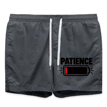 PATIENCE Akku Fast Leer - Badeshorts - Anthrazit - Vorne - AI Model Male 185 light (185cm)