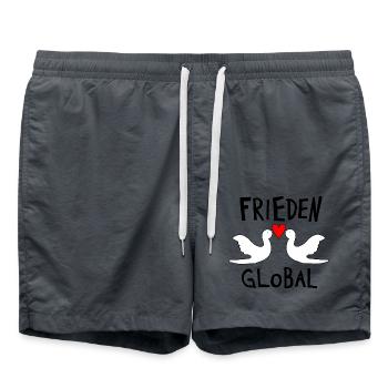 FRIEDEN GLOBAL - Badeshorts - Anthrazit - Vorne - AI Model Male 185 light (185cm)