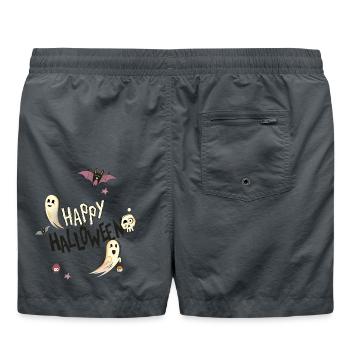 Happy Halloween - Badeshorts - Anthrazit - Hinten