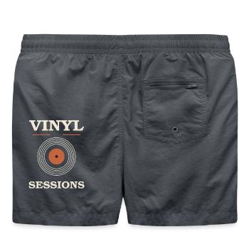 Vinyl SessionsRetro Schallplatte - Badeshorts - Anthrazit - Hinten