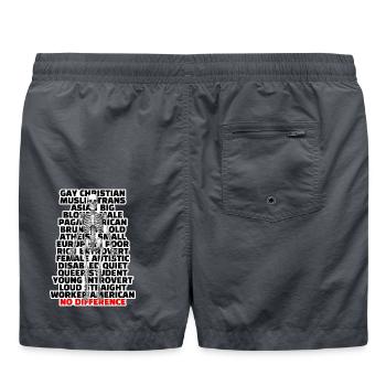 No Difference - Badeshorts - Anthrazit - Hinten