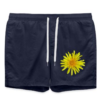 Wiesenpippau Löwenzahn - Badeshorts - French Navy - Vorne - AI Model Male 185 light (185cm)