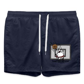 Dunk ScHoF - Swim Trunks - french navy - Front - AI Model Male 185 light (185cm)