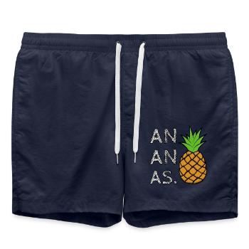 ANANAS. - Badeshorts - French Navy - Vorne - AI Model Male 185 light (185cm)