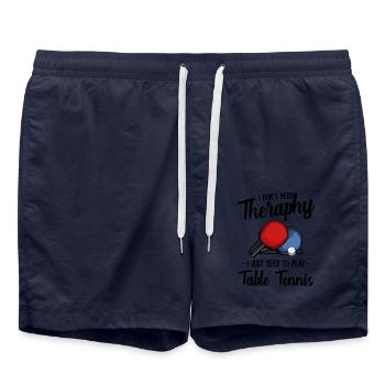Table tennis - Swim Trunks - french navy - Front - AI Model Male 185 light (185cm)