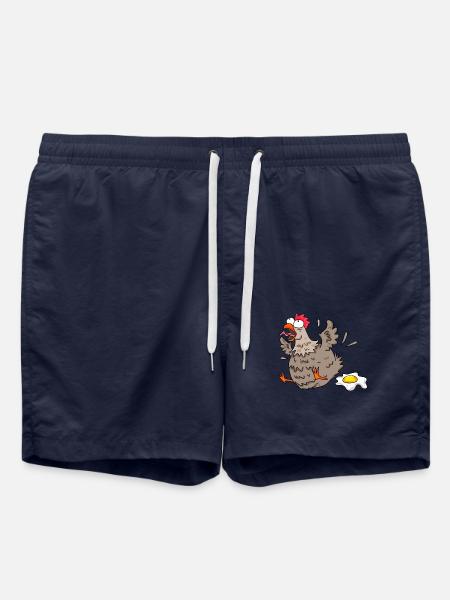 Funny chicken - Swim Trunks - french navy