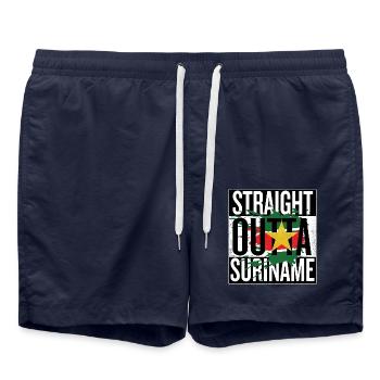 Muss Suriname T-Shirt haben! - Badeshorts - French Navy - Vorne - AI Model Male 185 light (185cm)