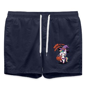 Trick Or Treat Yourself - Swim Trunks - french navy - Front - AI Model Male 185 light (185cm)