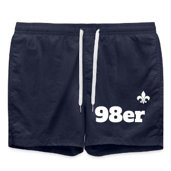 Darmstadt Fußball Lilien T-Shirt - Badeshorts - French Navy - Vorne - AI Model Male 185 light (185cm)