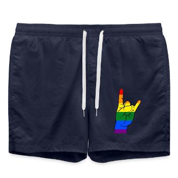 Hard Rock - Stolz - Badeshorts - French Navy - Vorne - AI Model Male 185 light (185cm)