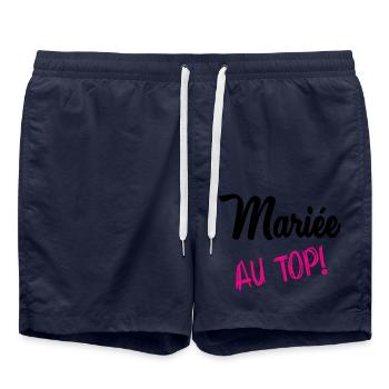 MARRIAGE - Swim Trunks - french navy - Front - AI Model Male 185 light (185cm)