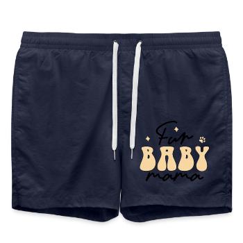 Pelz Baby Mama - Badeshorts - French Navy - Vorne - AI Model Male 185 light (185cm)