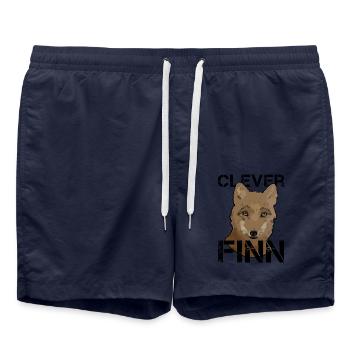Finn Geburtstag Finn - Badeshorts - French Navy - Vorne - AI Model Male 185 light (185cm)